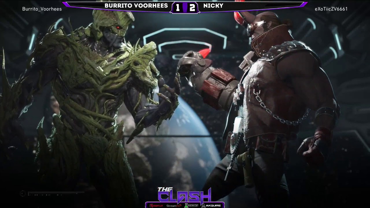 NICKY (Hellboy) VS BURRITO VOORHEES - The Clash - Injustice 2