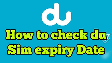 How to check du sim expiry date | Du ke sim ki Expiry date kaise check kare