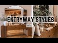 2024 entryway styles  reveal  rustic luxury  modern  organic