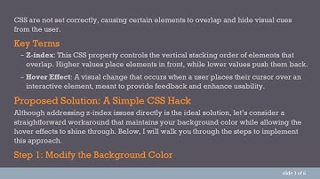Fixing Table Column Hover Effects When Stuck Under Background Color