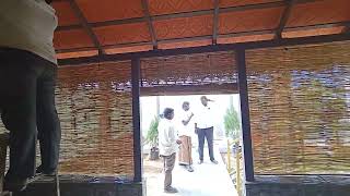 Chennai Making Bamboo curtains screen Not Hollowing Sunlight and Rain weather