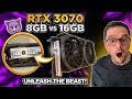 Game changer modified rtx 3070 with dual vram 8gb vs 16gb switch it up