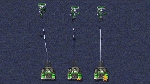 Apocalypse Veterancy Anti-Air Damage Test - Red Alert 2