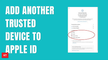 How to add another trusted device for your Apple ID so that you can receive the verification code