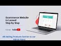 #6 Adding Products Section to Admin panel for our E Commerce Site | E Commerce Laravel Project