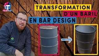 ✅🛠[TUTO DIY] Transformation d'un baril en Bar design !