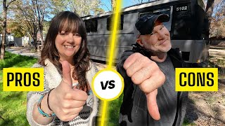 Living on the Road | The PROS & CONS of Buslife Travels  S06E06