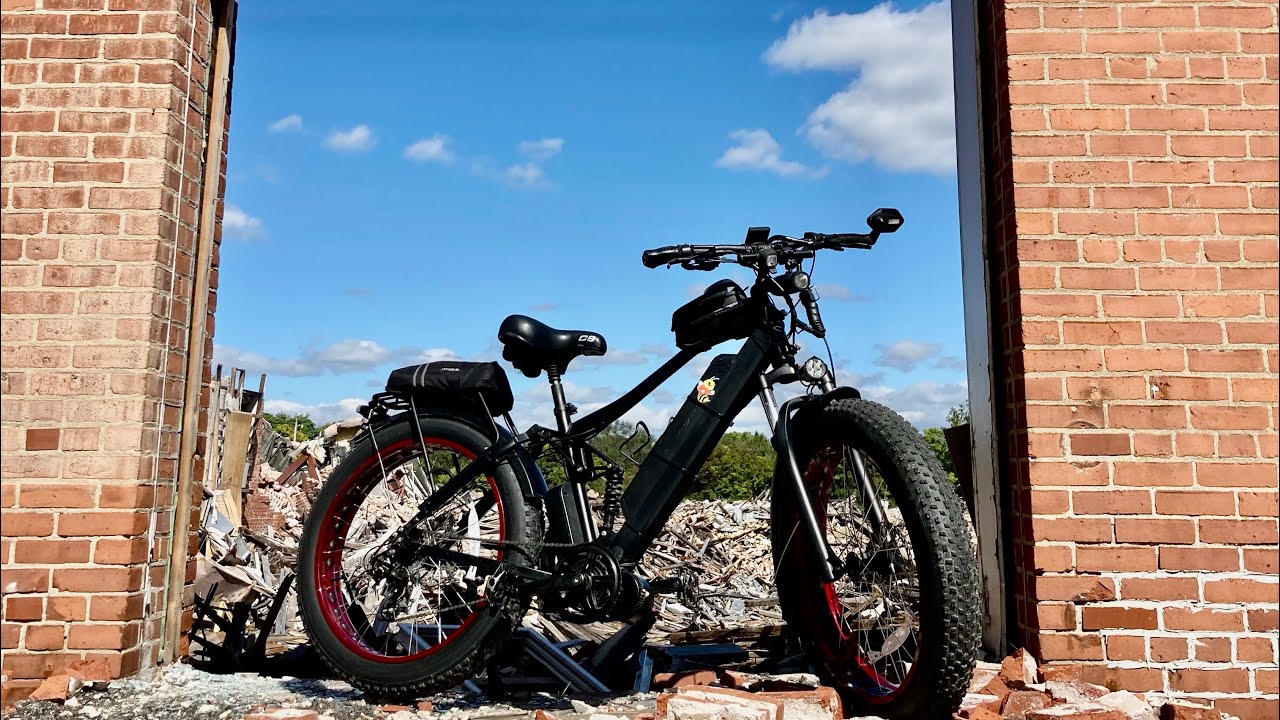 Fat Tire Full Suspension Hub Motor to MidDrive Conversion Ebike