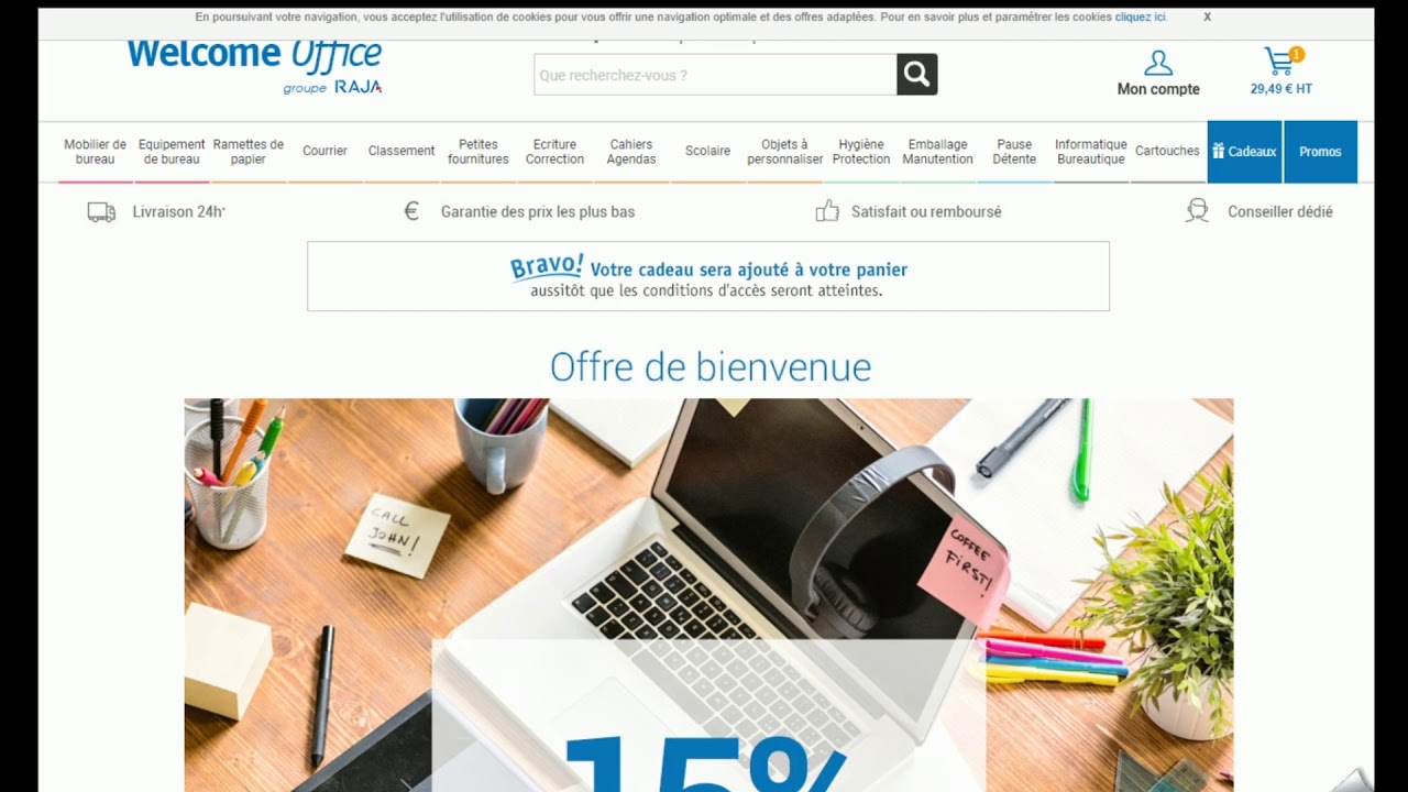 Code promo Office vérifié en vidéo YouTube