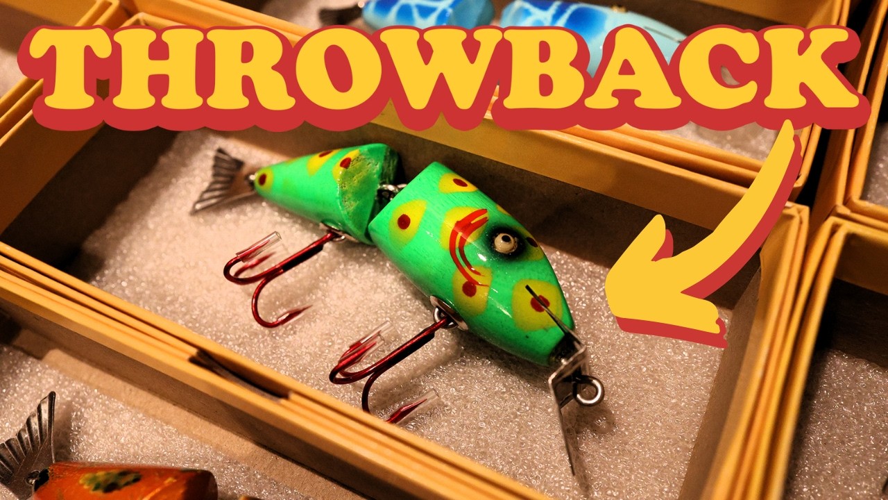 classic fishing lures and tackle ARLINGTON HEIGHTS, ILLINOIS • NU-CLASSIC COMPANY HANDCRAFTED WOOD LURE • 5