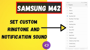 How to set Custom ringtone and Notification sound on Samsung M42 | Samsung m42 Ringtone settings
