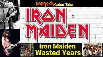 Wasted Years - Iron Maiden - Guitar + Bass TABS Lesson