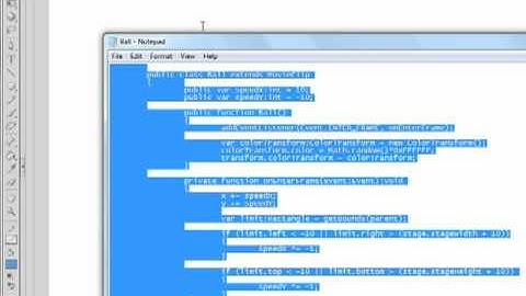 Flash Tutorial - Create Bouncing Ball Using 2 Actionscript with Flash