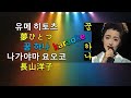 유메 히토츠♤karaoke★(夢ひとつ)꿈 하나☺나가야마 요오코(長山洋子)