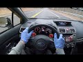 2019 Subaru WRX STI FBO + Tune - POV Test Drive by Tedward (Binaural Audio)