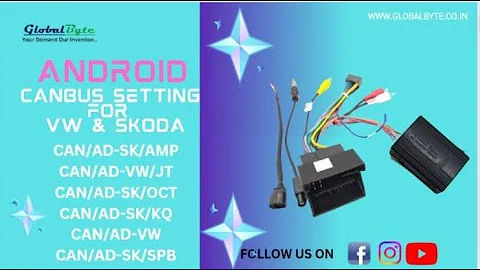 CANBUS SETTING IN ANDROID TS7 FOR VW & SKODA