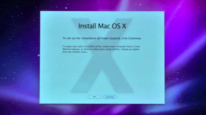 How To Do A Clean Install Of Snow Leopard