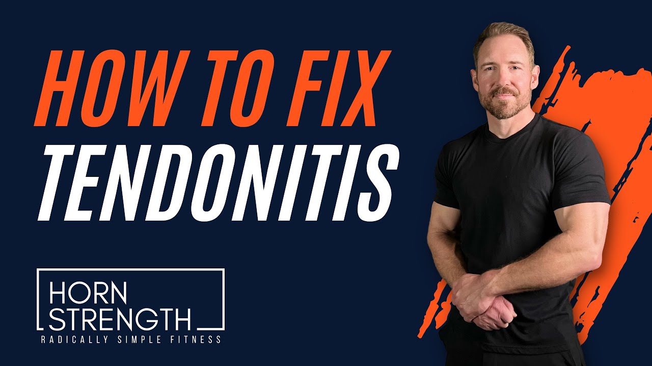 How to get rid of tendonitis - YouTube