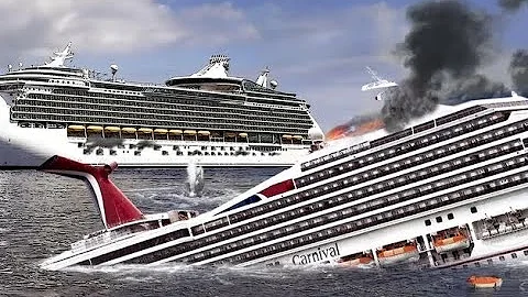 Top 10 Big Ships Crash & Collision! Ships on Waves In Giant Storm