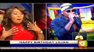 Birthday surprise to Citizen's Lilian Muli BY HIS" LOVE" HARMONIZE
