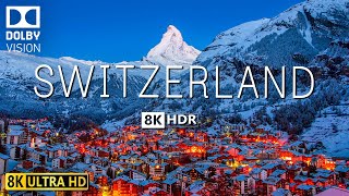 SWITZERLAND VIDEO 8K HDR 60fps DOLBY VISION WITH SOFT PIANO MUSIC by 8K Nature Film 18,397 views 1 month ago 8 hours, 52 minutes