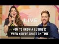 Short on Time? How to Work Smarter Not Harder | MarieTV Live Call-In Show