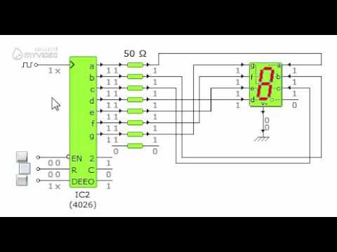 7 სეგმენტიანი მიმდევრობითი მთვლელი