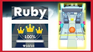 Rolling Sky Remake - Ruby (Level Made by CentiCodes)