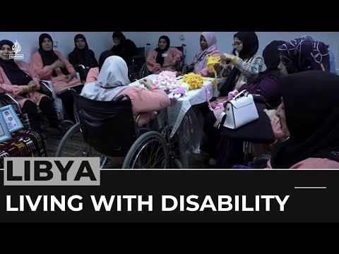 Disabled people unable to access public buildings in libya