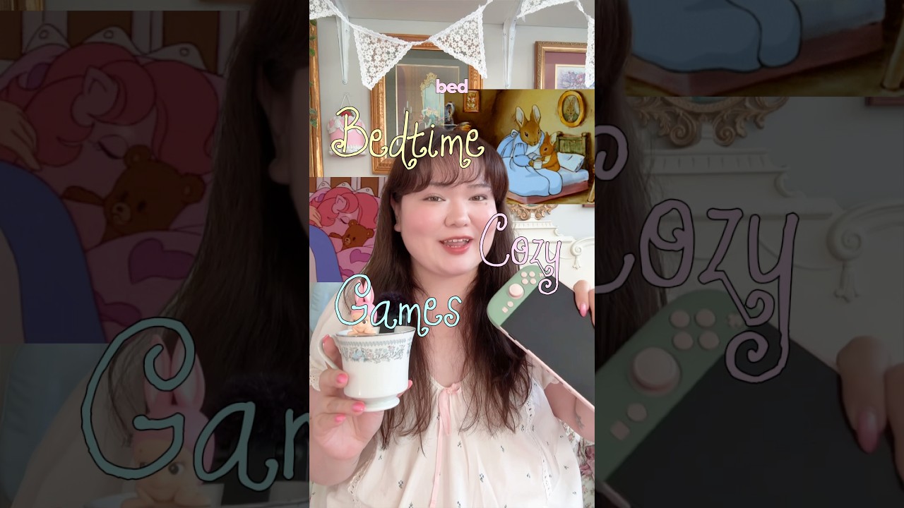 the best cozy games to play before bed 🎮☁️ #cozygames #cozygaming #nintendoswitch