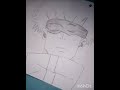 dibujo de Gojo #dibujo #jujutsukaisen #gojo