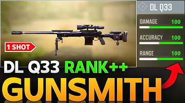 DL Q33 BEST GUNSMITH IN CALL OF DUTY MOBILE SEASON 11 | DL Q33 FAST ADS RANK BUILD FOR COD MOBILE |