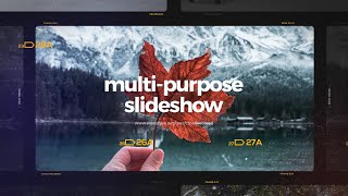 Multipurpose Slideshow / After Effects Template