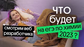 ЧТО БУДЕТ НА ЕГЭ ПО ХИМИИ 2023?? Смотрим веб разработчиков