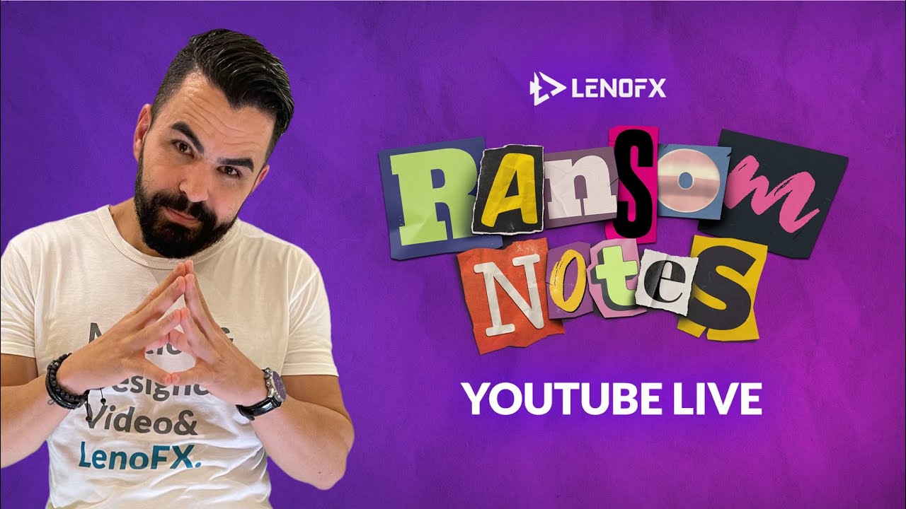 Free Plugin Ransom Notes for Final Cut Pro Live Tutorial - YouTube