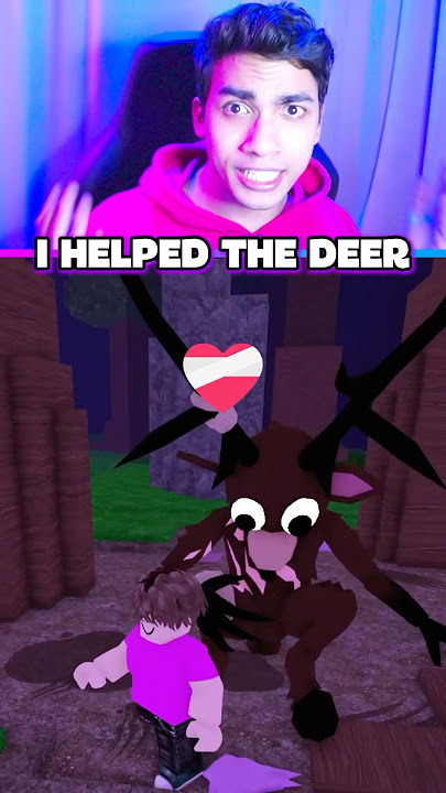 HELPING THE DEER IN 99 NIGHTS IN THE FOREST 😱