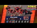 Sonic Racing Crossworlds | Rivals | Team Dark