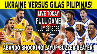 GILAS PILIPINAS vs UKRAINE! Abando Shocking Layup Buzzer-Beater! FIBA World Cup 2k
