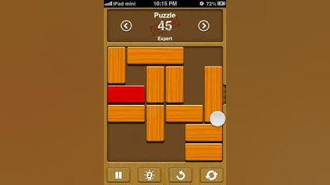 Unblock me solution expert level 45