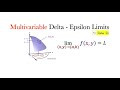 Delta-Epsilon Limits for a function of two variables f(x,y) - The Big Picture