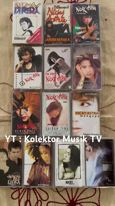 Kaset Album Nicky Astria #ladyrockerindonesia