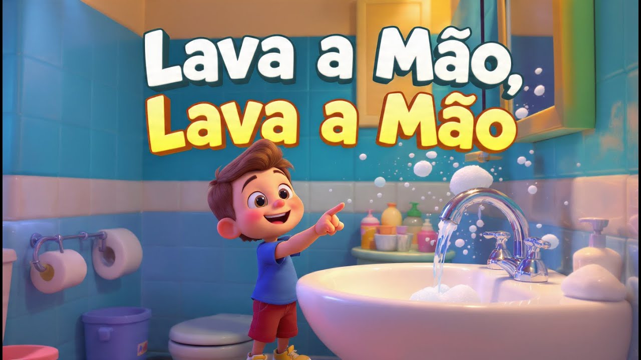 Lava a Mão, Lava a Mão 🧼👏 | Música Infantil Educativa para Crianças