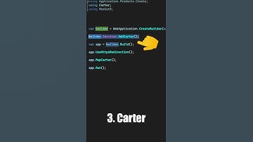 Register Minimal APIs Automatically With Carter #shorts