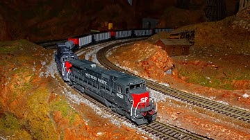 Southern Pacific and Santa Fe run my N Scale layout