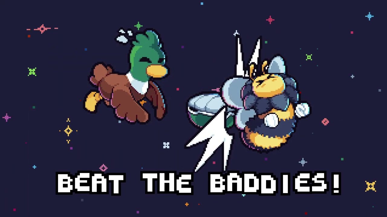 It's a DUCK and TURTLE going on an EPIC retro platforming adventure MONDAY, attendance is MANDATORY!