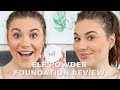 e.l.f.  CAMO POWDER FOUNDATION REVIEW