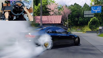 BMW M3 E92 Drifting at Narrow Touge - Assetto Corsa | Pxn v99 Gameplay