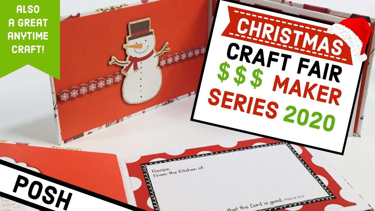 Download Free Showstopper Easy Diy Christmas Recipe Book Christmas Craft Fair 2020 Idea Perfect Anytime Gift Youtube PSD Mockup Template
