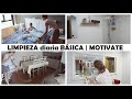 LIMPIEZA DIARIA BASICA🧹 | LIMPIA CONMIGO 🧼| MOTIVATE 💪