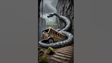 Travel Exploring | Nature Discovery | Python and Bus #shorts #wow #snake #feedshorts #horrorstories